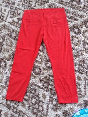 Avia  Bright Red Performance Leggings